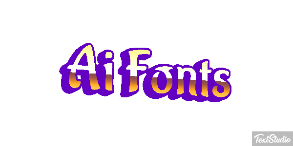 Ai Fonts Effetto testo