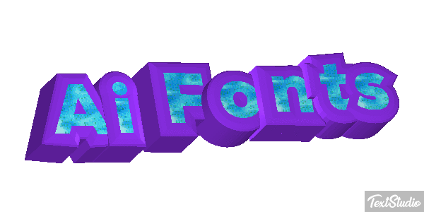 Ai Fonts Effetto testo