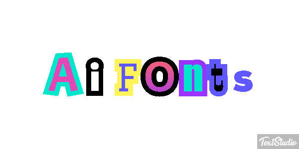 Ai Fonts Effetto testo