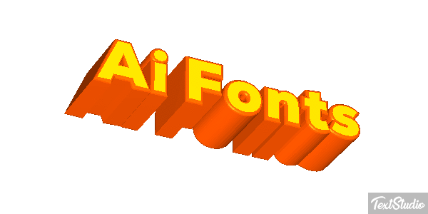 Ai Fonts Effetto testo