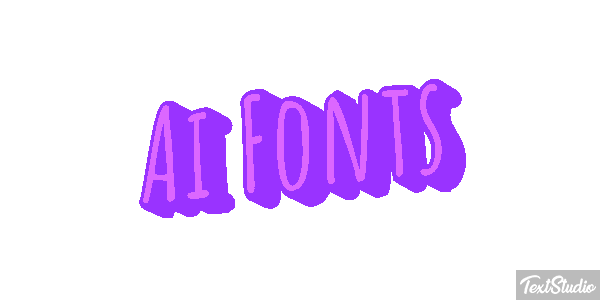 Ai Fonts Effetto testo