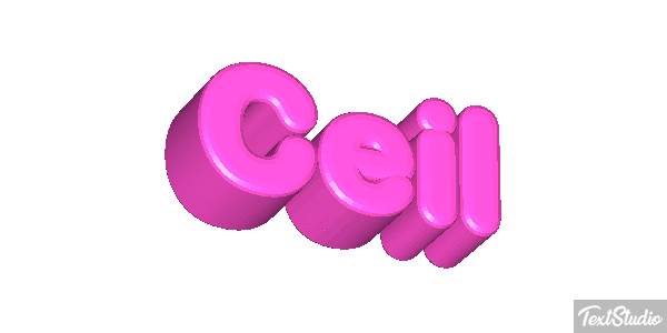 Ceil Text effect