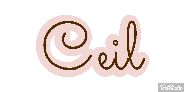 Ceil Text effect