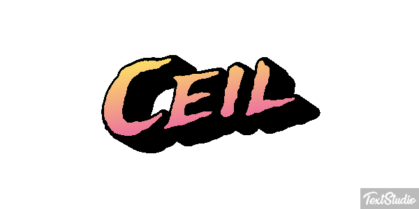 Ceil Text effect
