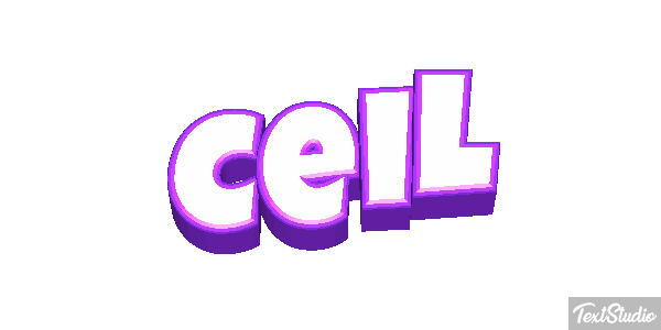 Ceil Text effect