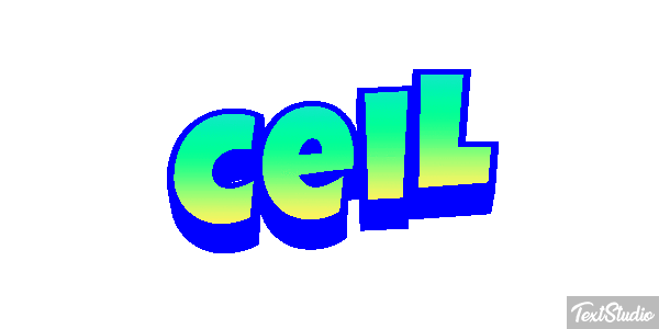 Ceil Text effect