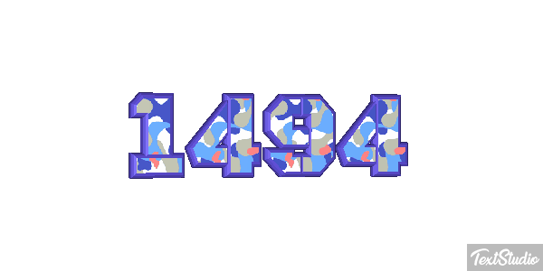 1494 Text effect