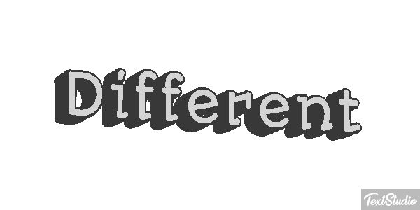 Différent Effetto testo