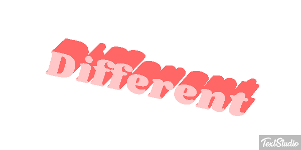 Différent Effetto testo