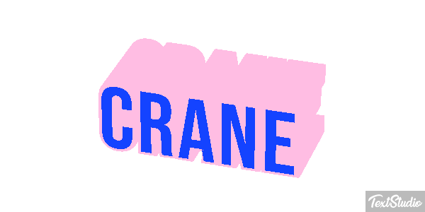 Crane Text effect