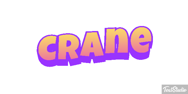 Crane Text effect