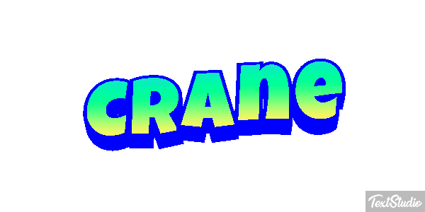 Crane Text effect