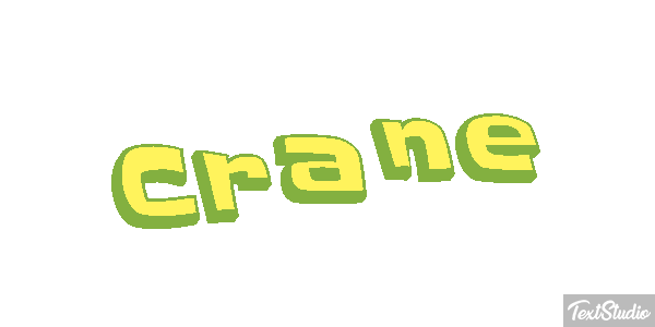 Crane Text effect