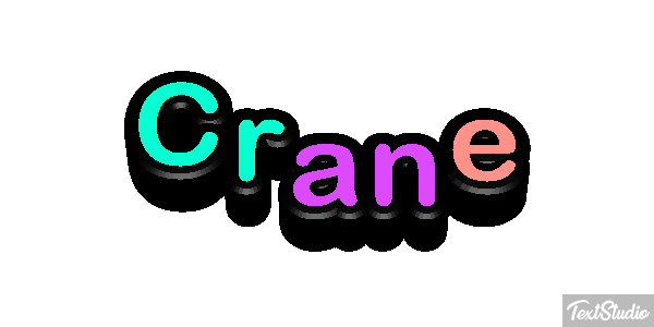 Crane Text effect