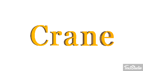 Crane Text effect