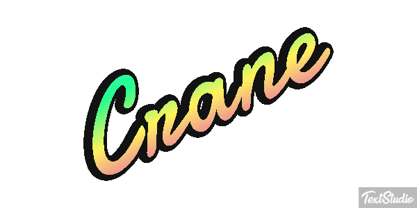 Crane Text effect