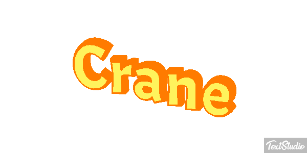 Crane Text effect