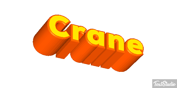 Crane Text effect