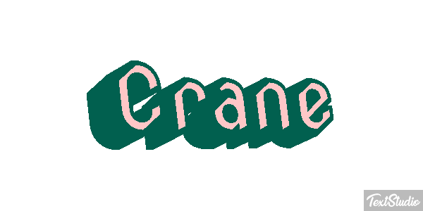 Crane Text effect