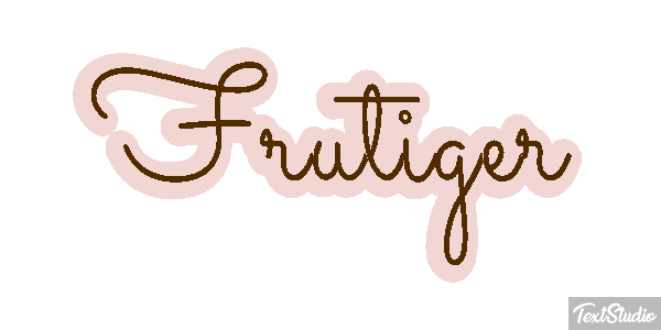 Frutiger テキスト効果