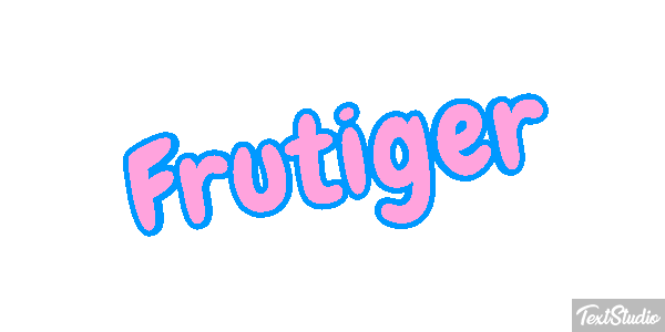 Frutiger テキスト効果