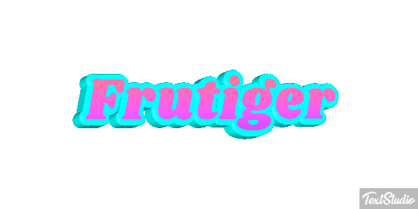 Frutiger テキスト効果