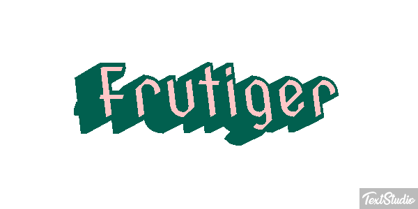 Frutiger テキスト効果