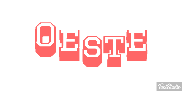 Oeste Effetto testo