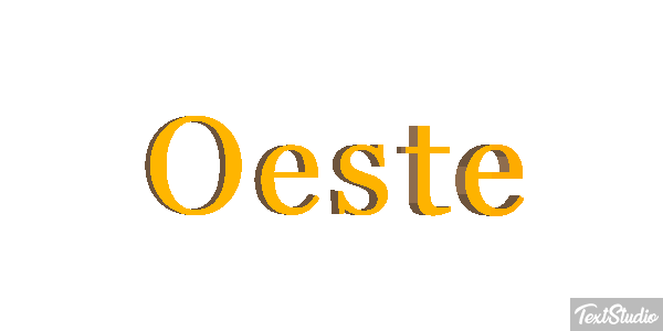 Oeste Effetto testo