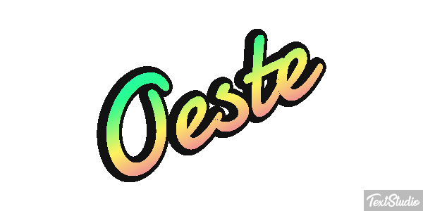 Oeste Effetto testo