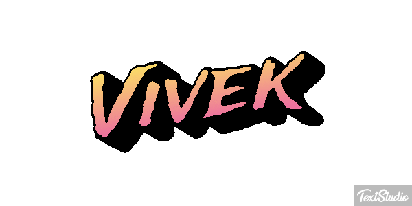 Vivek Tekst effect