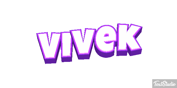 Vivek Tekst effect