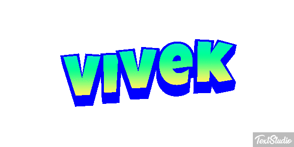 Vivek Tekst effect