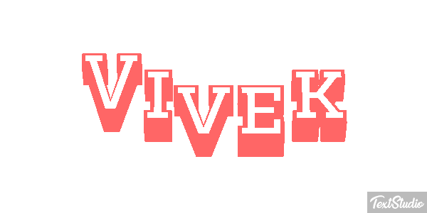 Vivek Tekst effect