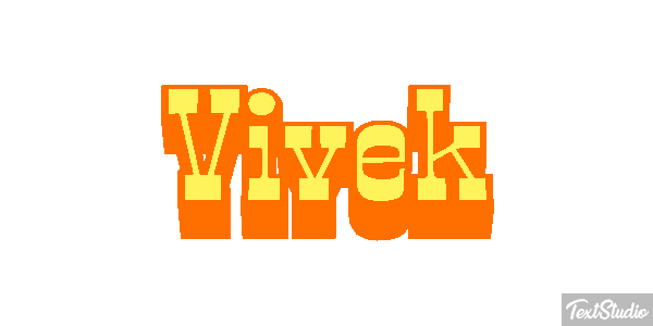 Vivek Tekst effect