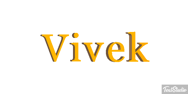 Vivek Tekst effect