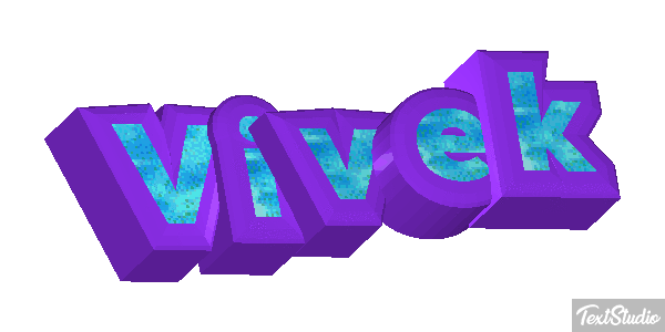 Vivek Tekst effect