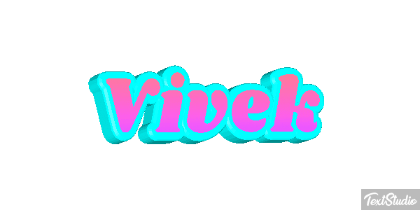 Vivek Tekst effect