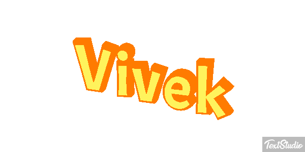 Vivek Tekst effect