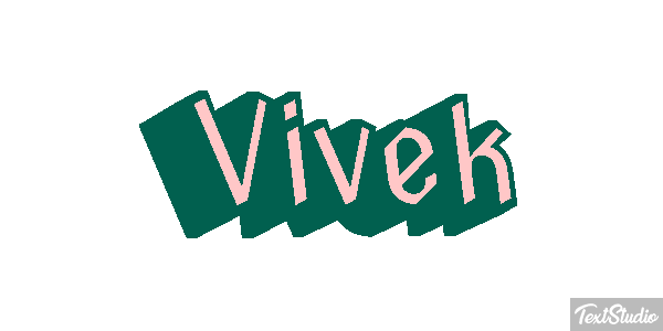 Vivek Tekst effect