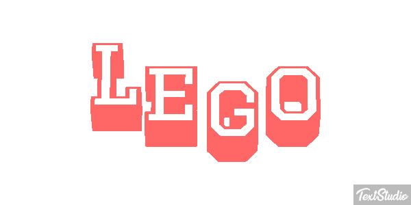 Lego Effetto testo