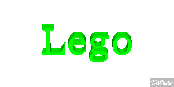 Lego Effetto testo