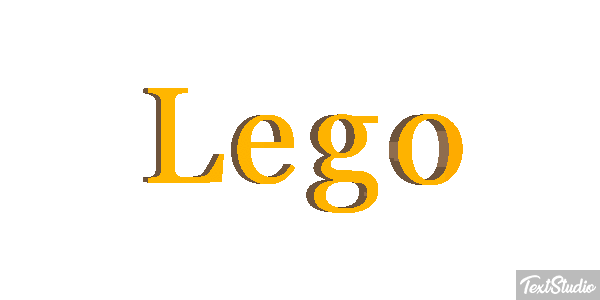 Lego Effetto testo