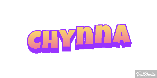 Chynna Effetto testo