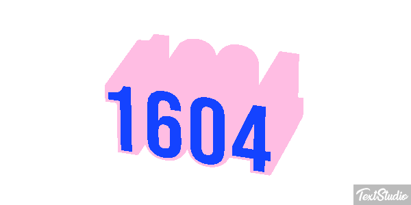 1604 Текстовый эффект