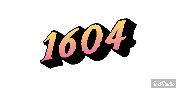 1604 Текстовый эффект