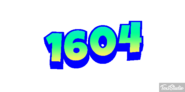 1604 Текстовый эффект