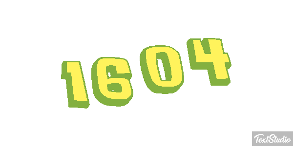 1604 Текстовый эффект