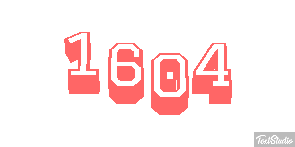 1604 Текстовый эффект