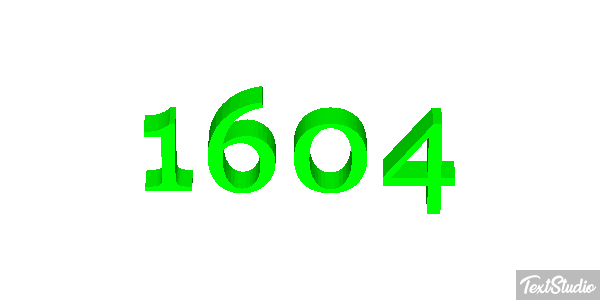 1604 Текстовый эффект
